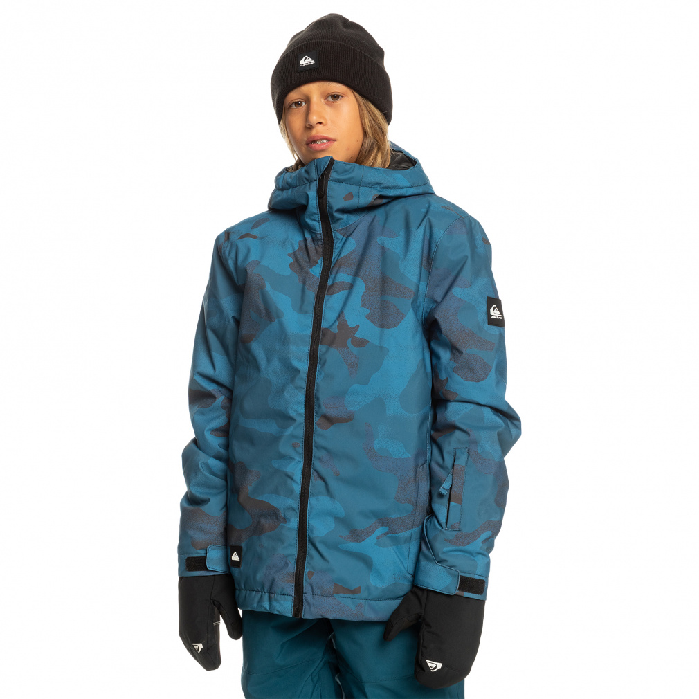 MISSION PRINTED YOUTH JK(ピーコックブルー-130cm)