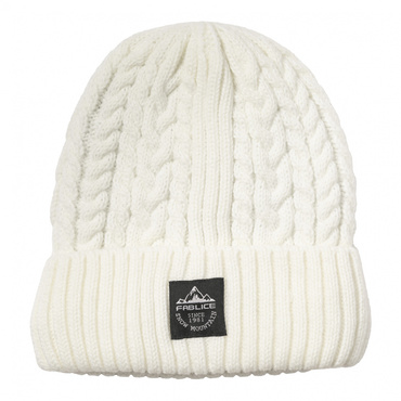 ケーブルニットキャップ(オフホワイト-FREE)