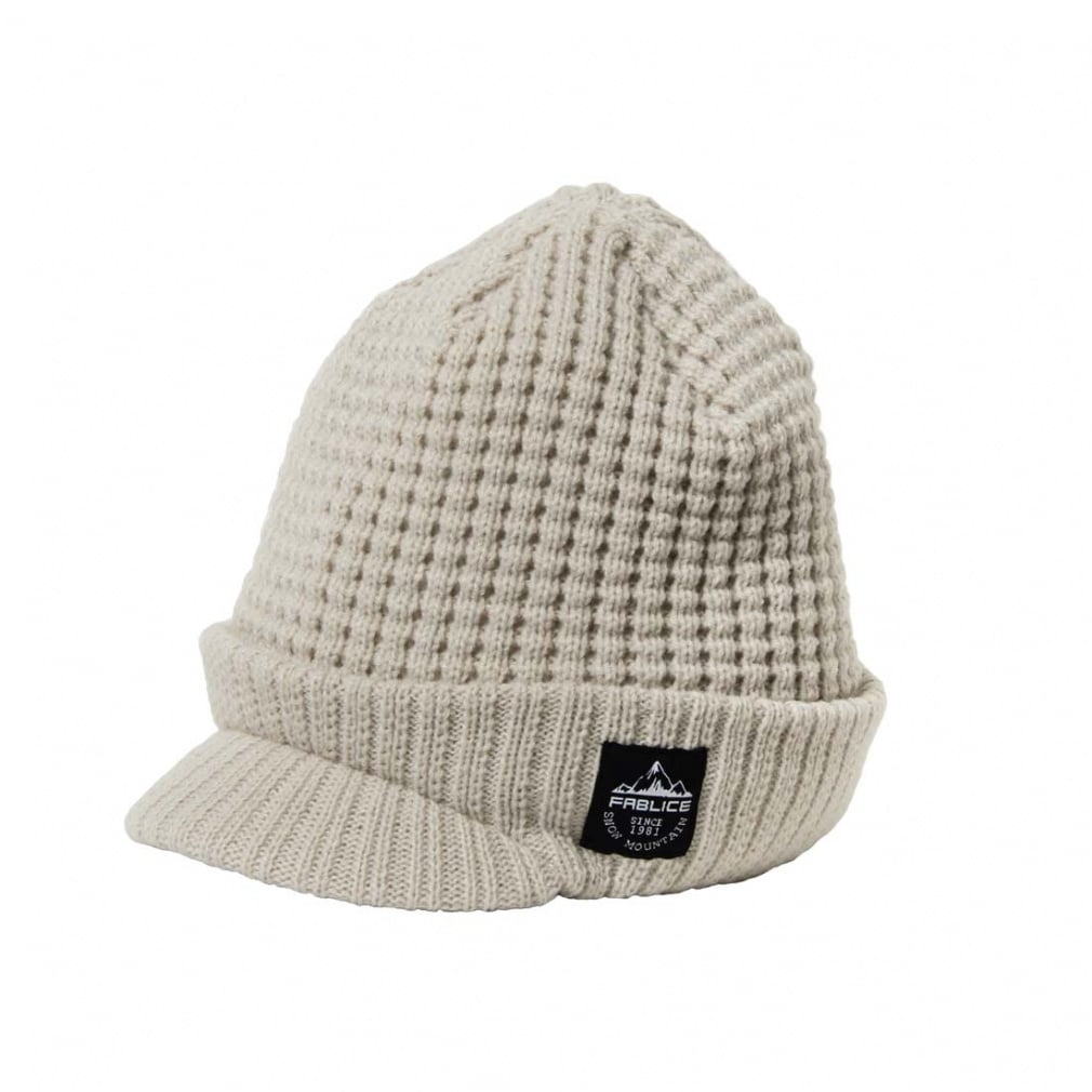 ファブリス メンズ ニット帽 つば付きニット帽子 FA-5C36015KC FABLICE