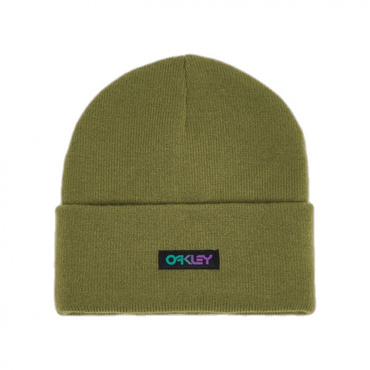 B1B GRADIENT PATCH BEANIE(オリーブ-FREE)