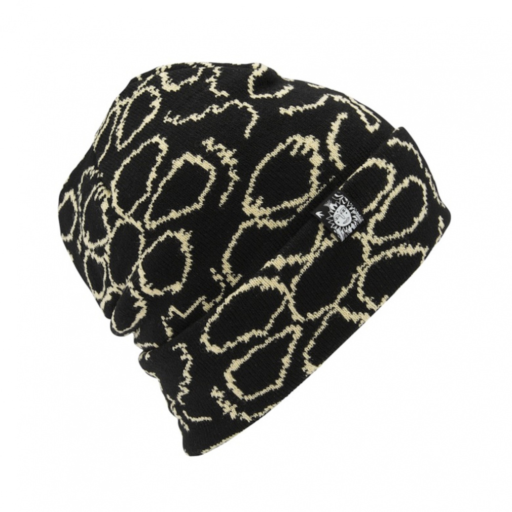 �{���R�� �����Y �j�b�g�X LONGO BEANIE_�j�b�g�X J5852609 BLK �F �u���b�N VOLCOM