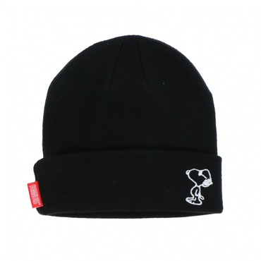 PEANUTS COLLABORATION HIGH GAUGE BEANIE(ブラック-FREE)