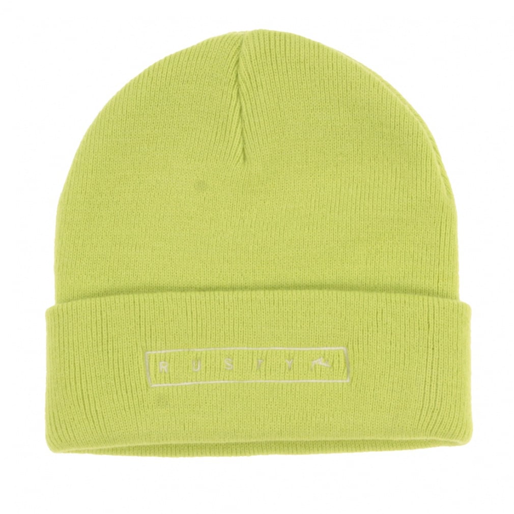 ビーニー メンズ ラスティ(イエローグリーン-FREE)