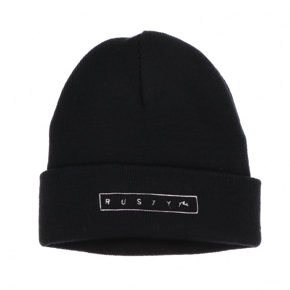 ビーニー メンズ ラスティ(ブラック-FREE)
