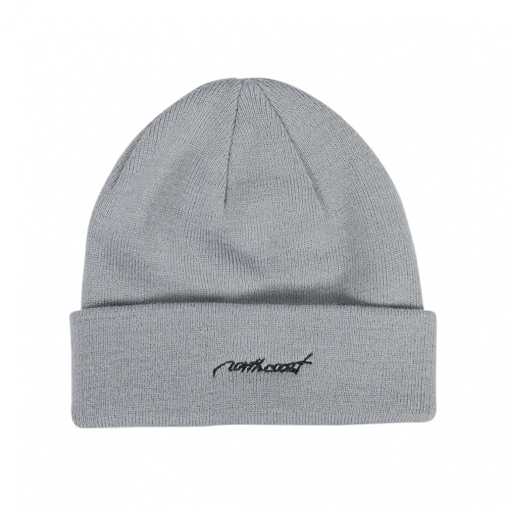 ビーニー ニット帽(グレー)