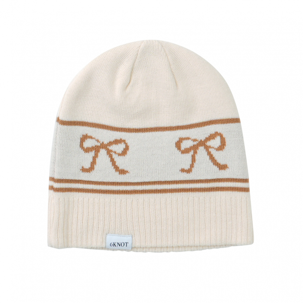 VbNXmbg fB[X jbgX 6KNOT LINE RIBBON BEANIE_ 6KKC1503 6KNOT