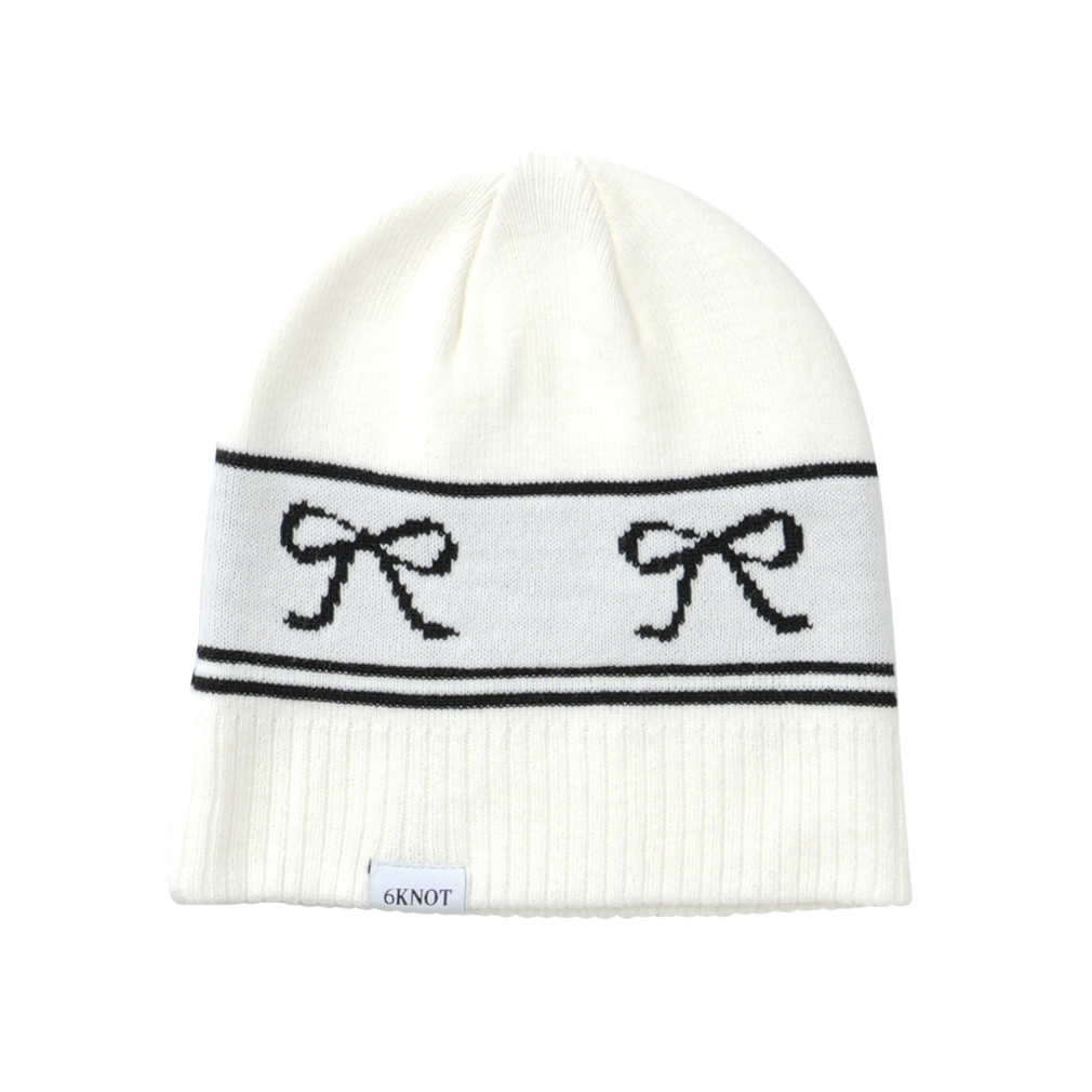 VbNXmbg fB[X jbgX 6KNOT LINE RIBBON BEANIE_ 6KKC1503 6KNOT
