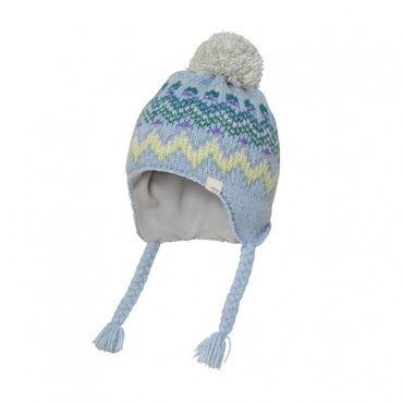 Mix BorderJunior Earflap Beanie