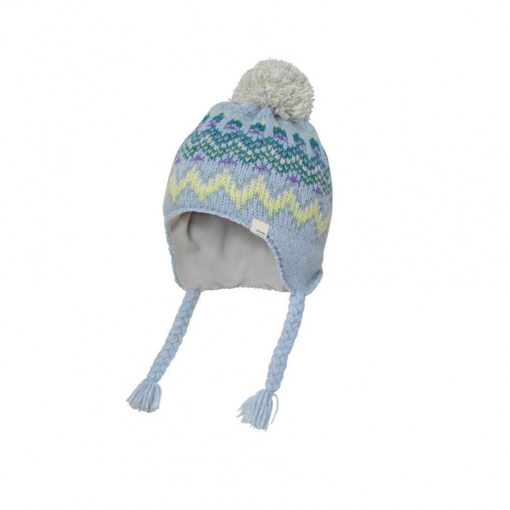 aeae EARFLAP BEANIE ビーニー　ニット帽　lucky KIDS/JUNIOR】子供用スキーウェア イヤーフラップニットハット