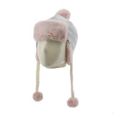 ボンボン付きニット帽 キッズ