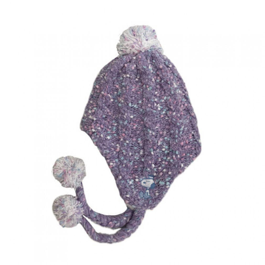 PEANUTS JR BEANIE(ラベンダー-FREE)