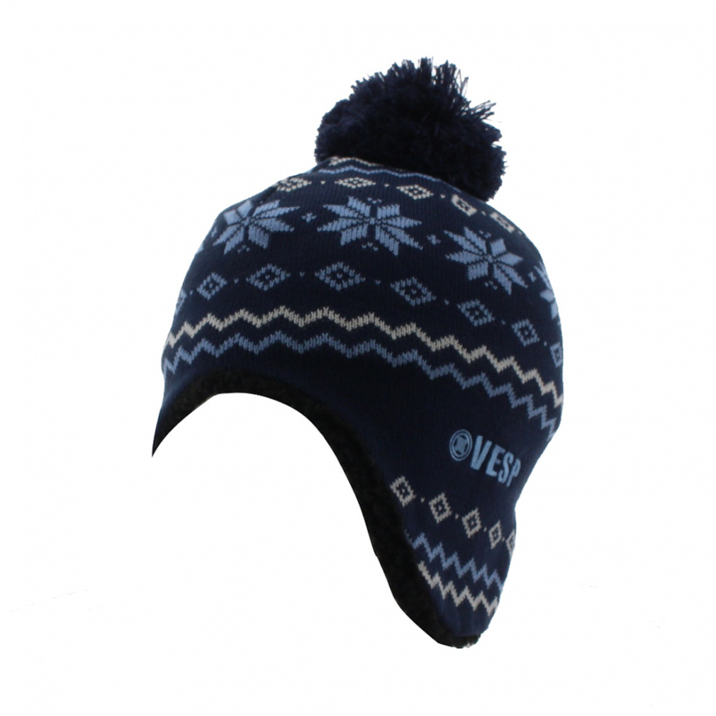 耳当て付き JR BEANIE(ネイビー)