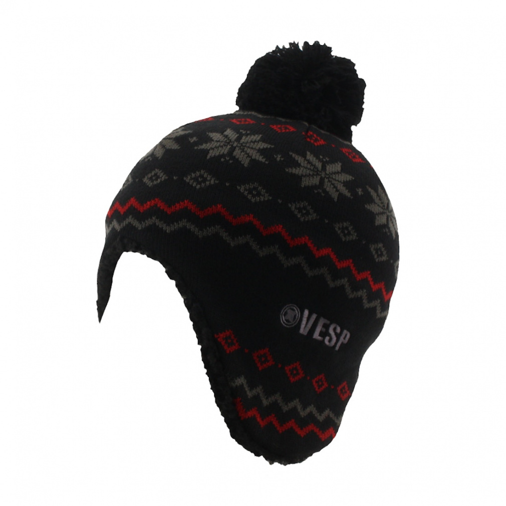 耳当て付き JR BEANIE(ブラック)