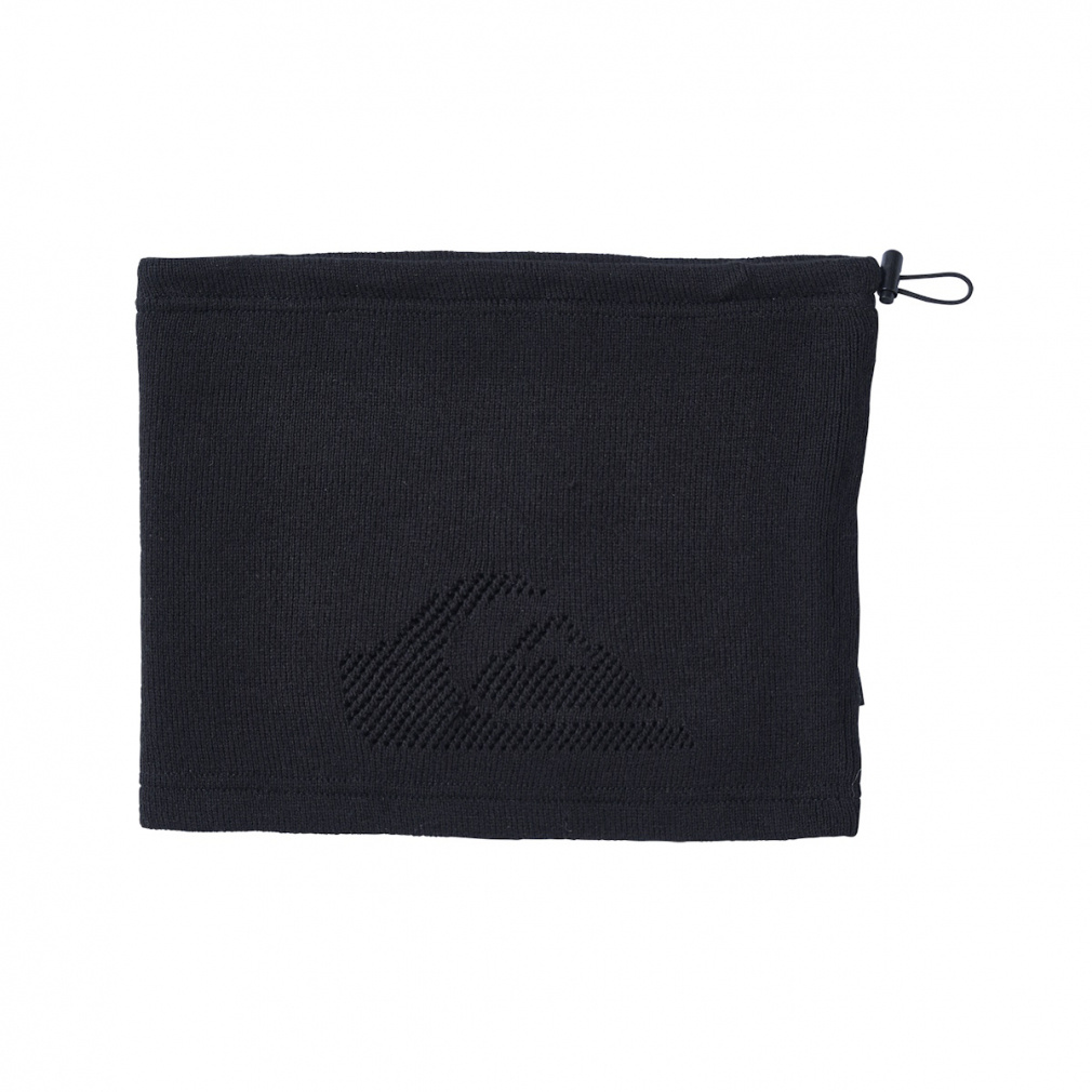 RIB JACQUARD NECK WARMER(ブラック-FREE)