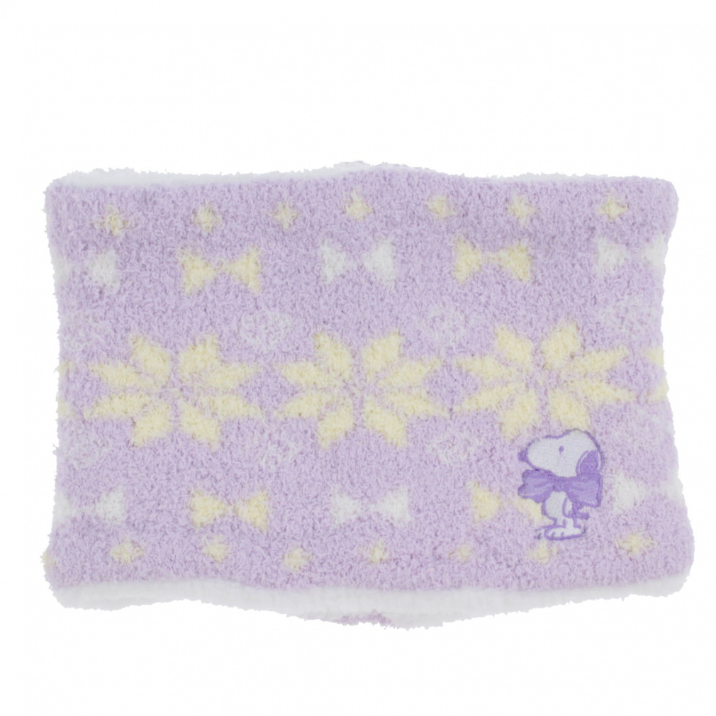 マシュマロボアフリース ジュニアネックウォーマー(ラベンダー)