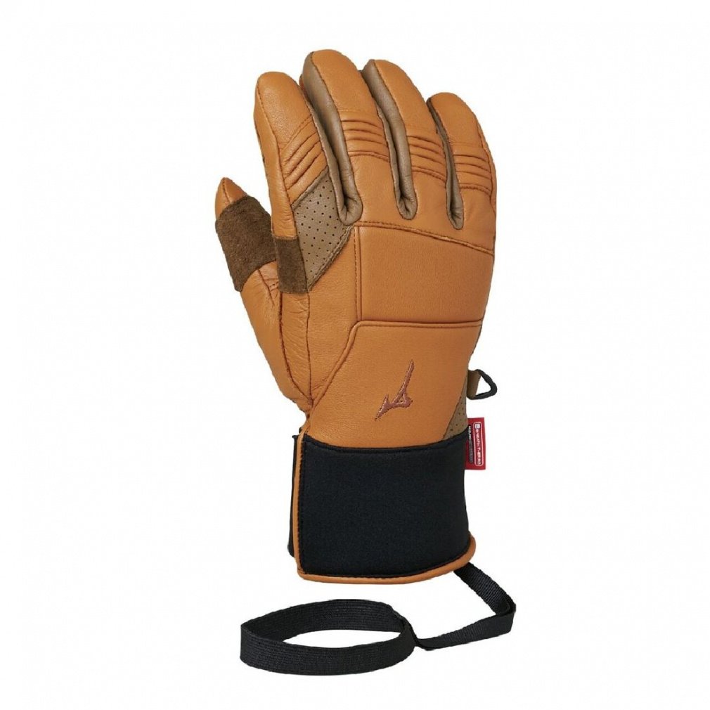 ミズノ メンズ スキー グローブ ALL LEATHER 5FINGER GLOVES_