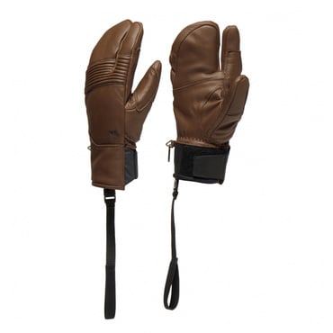Leather 3-finger Formfitting Gloves