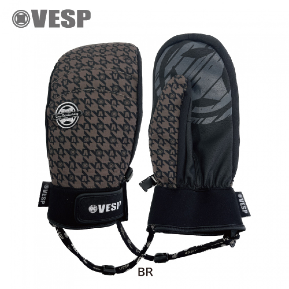 xXv Y Xm[{[h O[u REGULAR PRINT MITTEN VPMG1024P BR : uE VESP