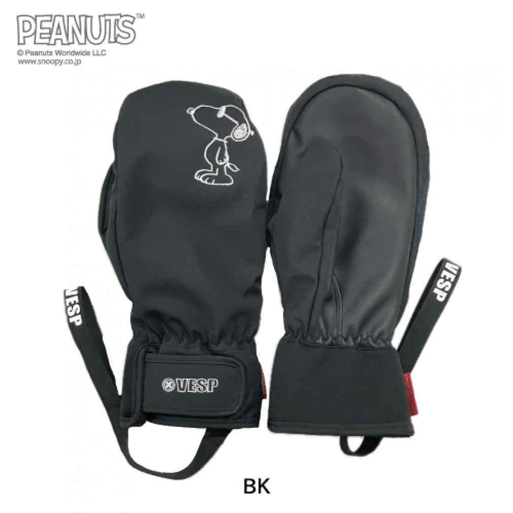 xXv Y Xm[{[h O[u PEANUTS COLLABORATION TWILL MITTEN SNMG1038 VESP