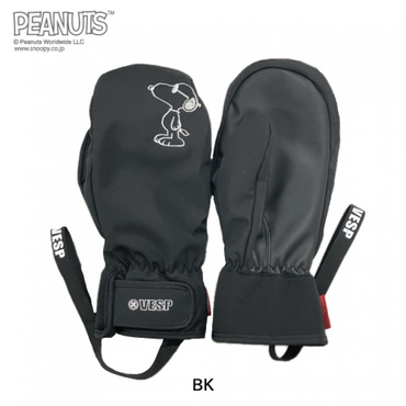 PEANUTS COLLABORATION TWILL MITTEN