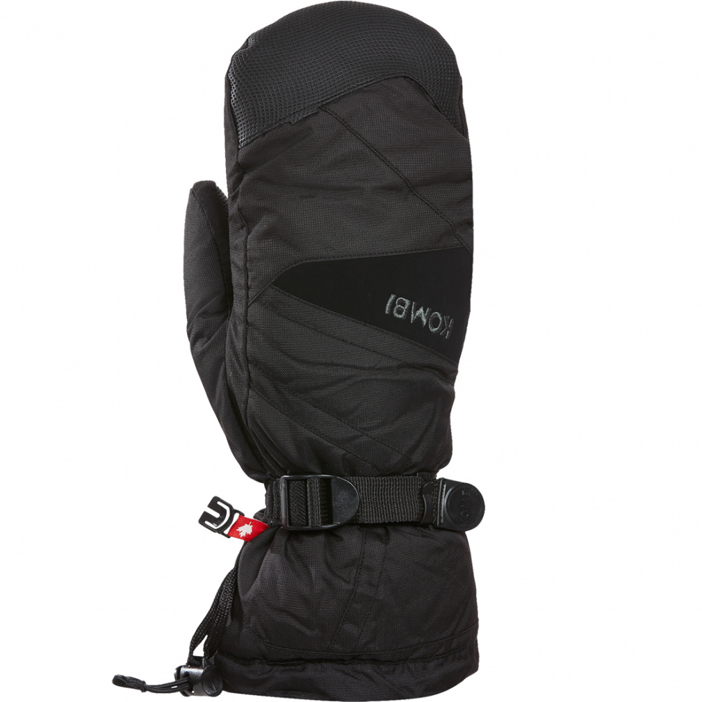 コンビ メンズ スノーボード グローブ オリジナルメンズミット ORIGINAL MENS MITT 31541 100 : ブラック×ブラック KOMBI