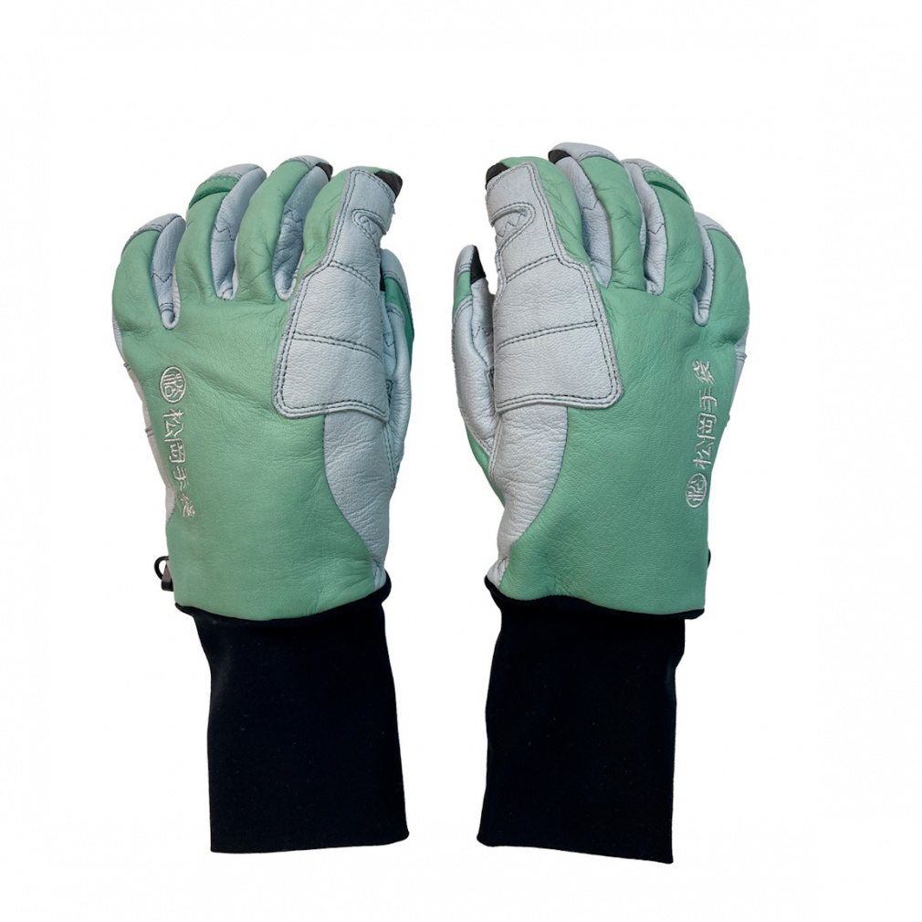 マツオカグローブ メンズ スキー/スノーボード グローブ ESK-2350A ALL Season 2024_5フィンガー : ペールブルー×ライトグレー MATSUOKA GLOVE