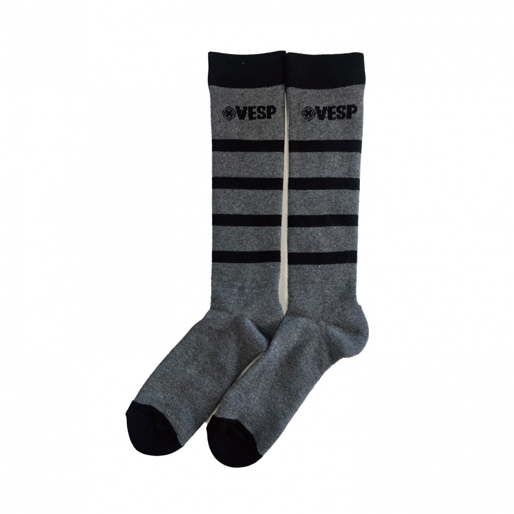 xXv Y XL[/Xm[{[h \bNX BORDER KNIT SOCKS VPMK1004 VESP