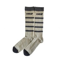 BORDER KNIT SOCKS