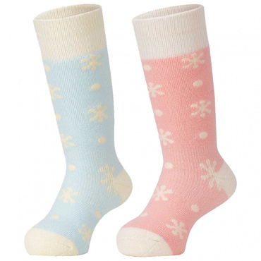 スキー スノーボード ソックス 2足組 ミドルタイプ