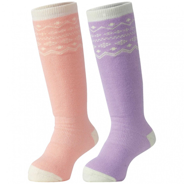 スキー スノーボード ソックス 2足組 ロングタイプ