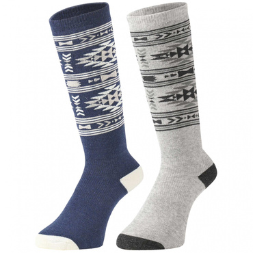 スキー スノーボード ソックス 2足組 ロングタイプ