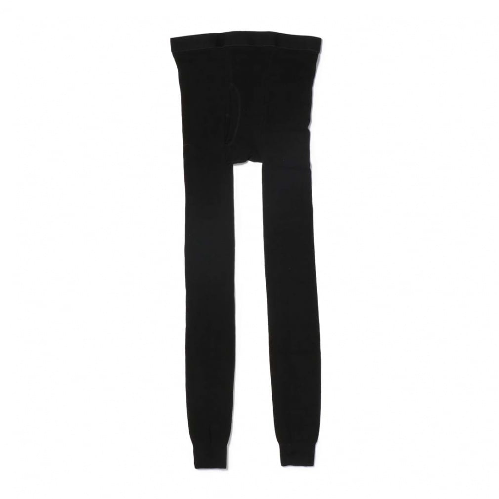 メンズ スパッツ 前開き(ブラック-XL)