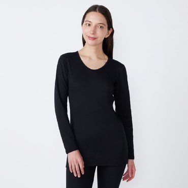 厚手 for Active クルーネック長袖シャツ_