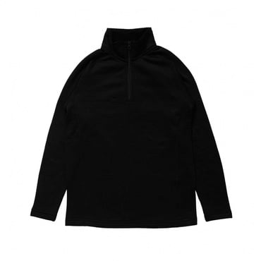 ジュニア 裏グリット ジップタートルシャツ