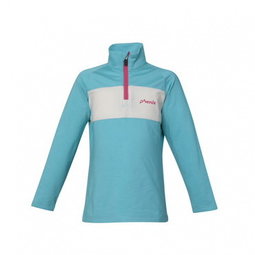 Crystal Flower Junior 1/2 Zip Tee