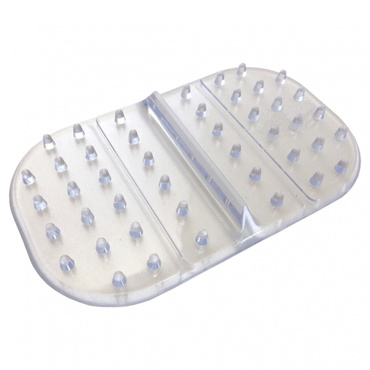 SCRAPER STOMP PAD : CLEAR
