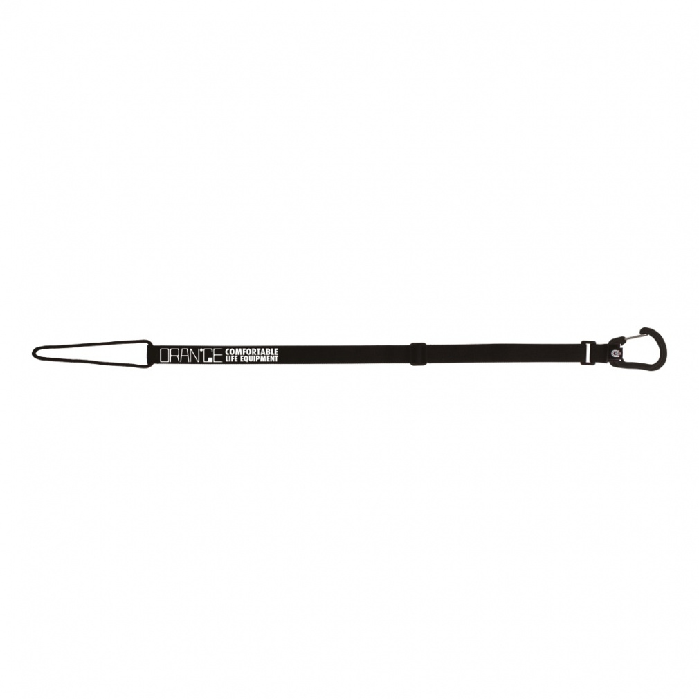 オレンジ ロングリーシュコード LONG LEASH CORD 130621 4004 スノーボード リーシュコード : BLACK ORANGE