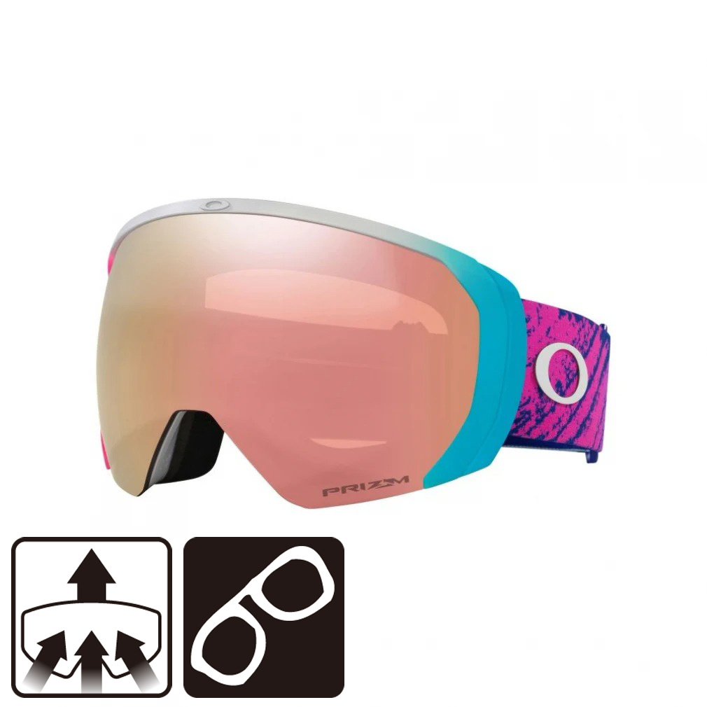 【新品】OAKLEY FLIGHT PATH Lサイズ Oakley Flight Path L Snow Goggles - Matte Black - Prizm Snow