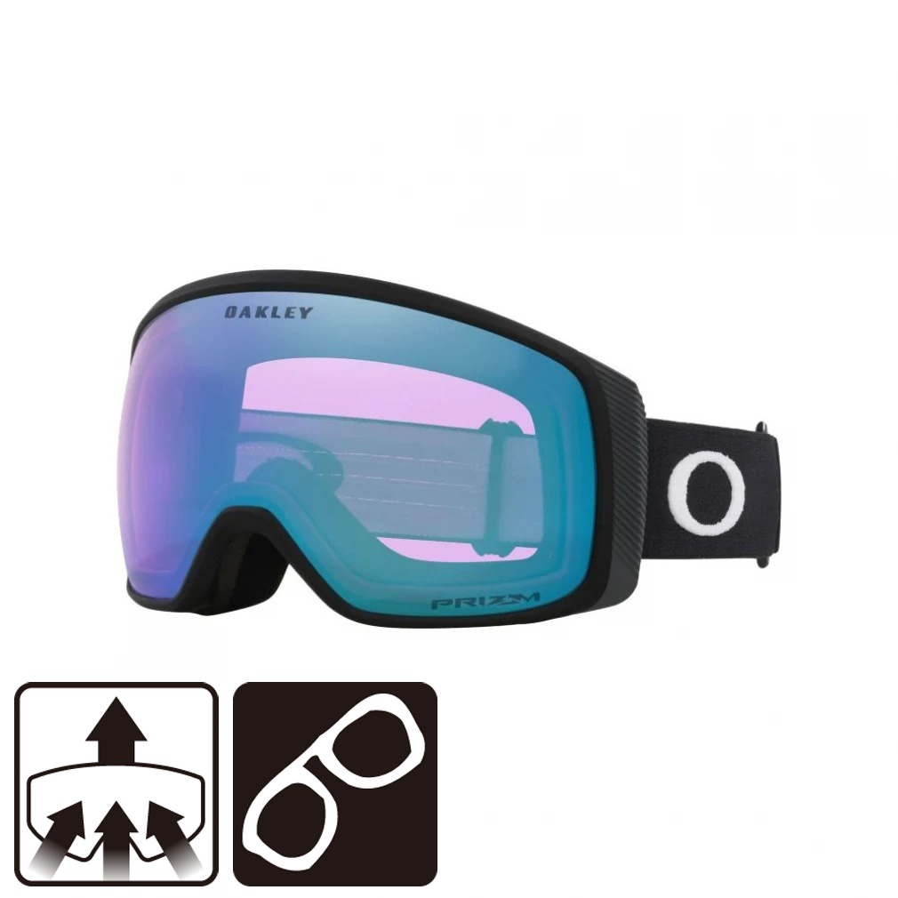 I[N[ FLIGHT TRACKER MTCY 0OO7105 78 XL[/Xm[{[h S[O : MATTE BLACK OAKLEY