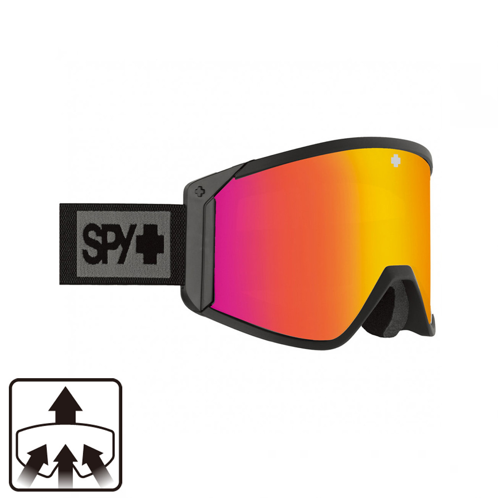 XpC C_[Go[zCg RAIDER MATTE BLACK RAIDER XL[/Xm[{[h S[O : ML Rose Red Spectra Mirror SPY