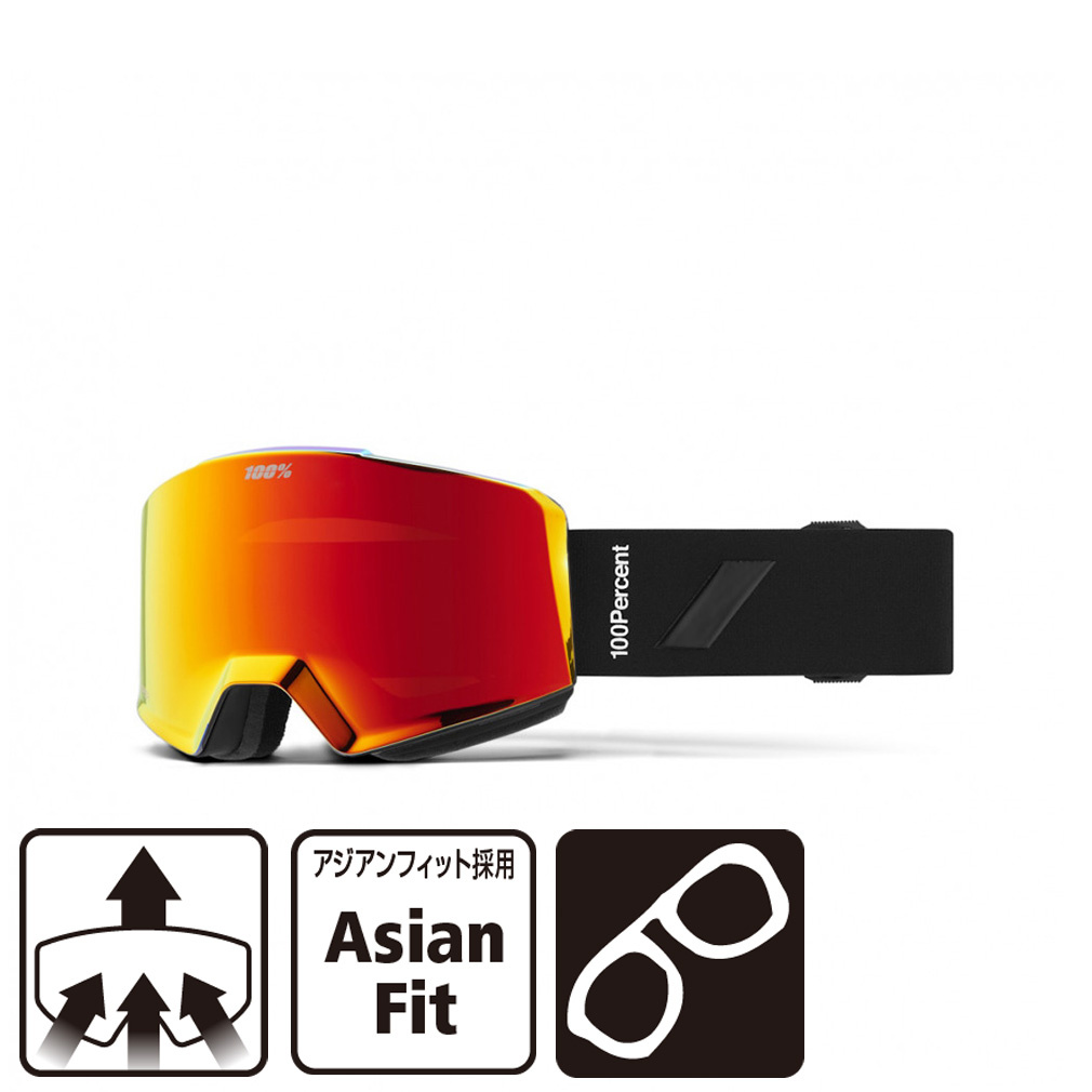 nhbh NORG AF HiPER Goggle 51005-02 XL[/Xm[{[h S[O : Mirror Red Lens 100