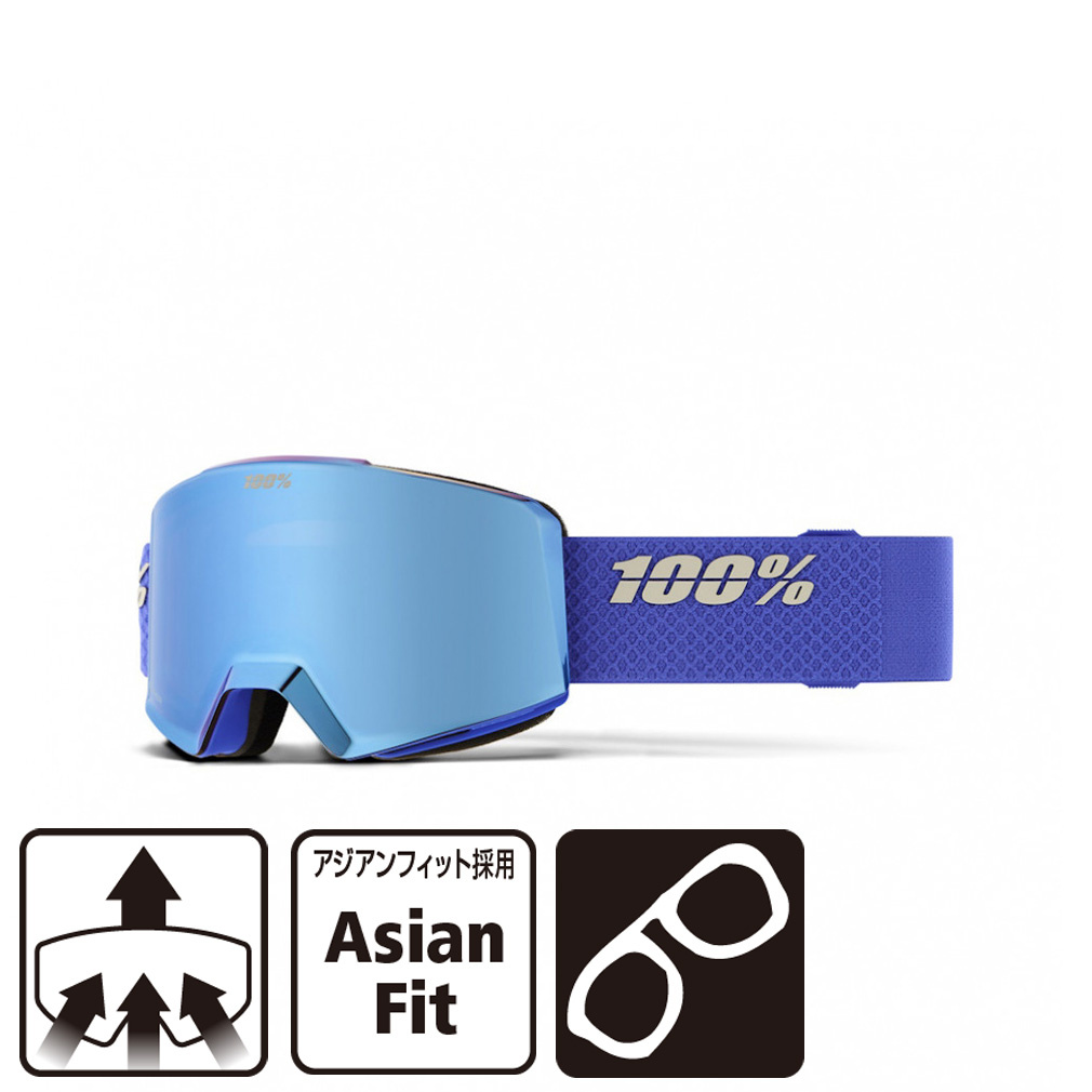 nhbh NORG AF HiPER Goggle 51005-17 XL[/Xm[{[h S[O : Mirror Blue Lens 100