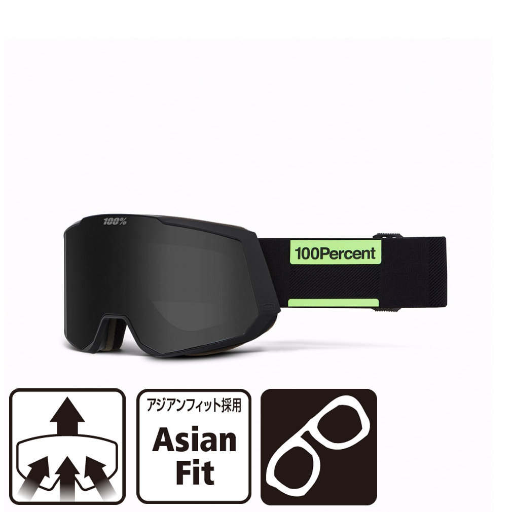 nhbh SNOWCRAFT XL AF HiPER Goggle 51007-15 XL[/Xm[{[h S[O : Mirror Black Lens 100