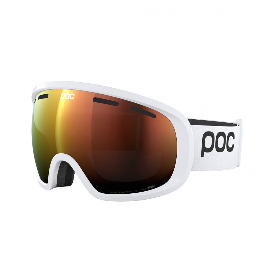ポック 40841 8703 スキー/スノーボード ゴーグル : HYDROGEN WHITE/PARTLY SUNNY ORANGE POC