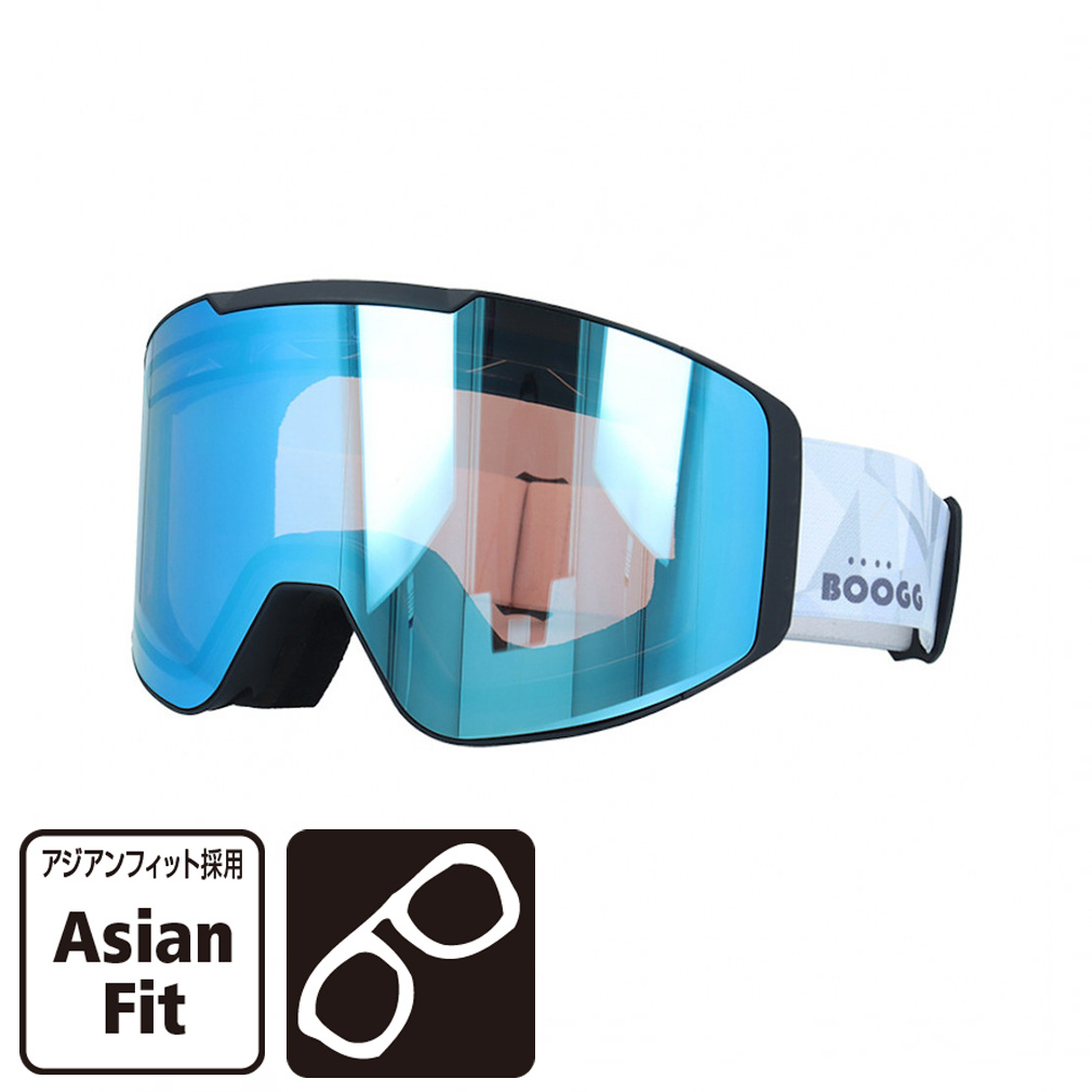 {[O Xm[S[O BOG 1624BKBL646 BOG1624 XL[/Xm[{[h S[O : Light Smoke / Blue White Full REVO BOOGG