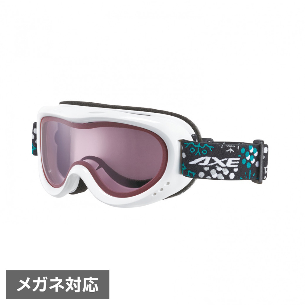 アックス AX260-WD WT_アックス ジュニアゴーグル 260WD WT ジュニア