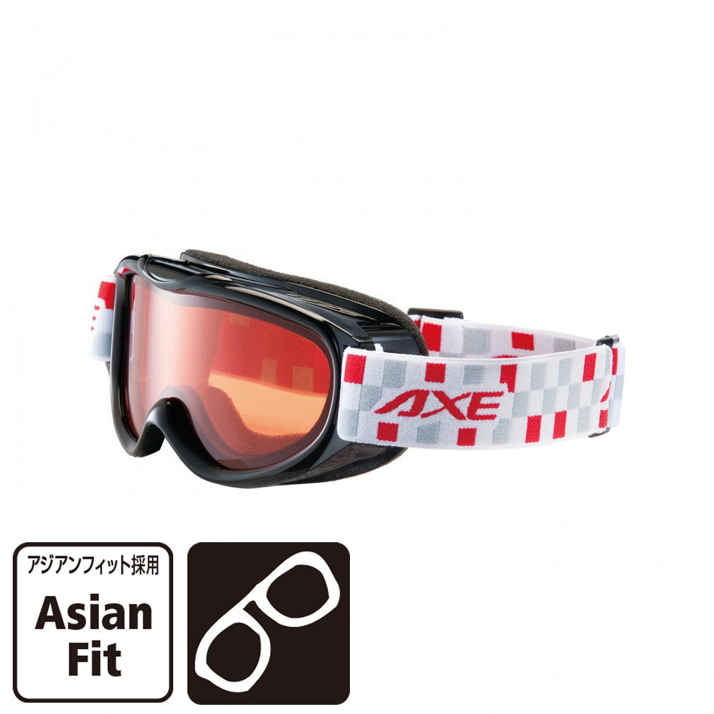 アックス AX250-WD BK_アックス ジュニアゴーグル 250WD BK ジュニア