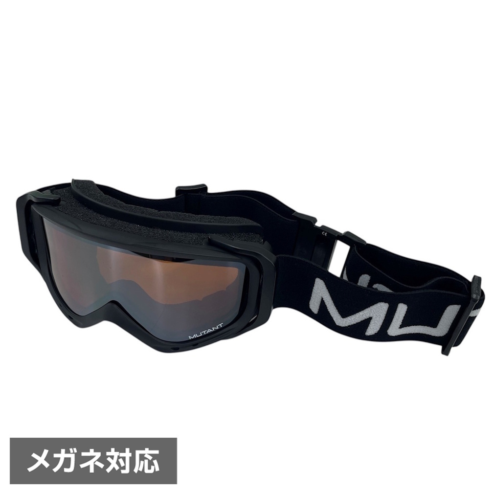 MUTANT【ミュータント】 スノボードゴーグル 未使用品 ミュータント MUTANT ジュニアスノーゴーグル M3001-WMD ジュニア