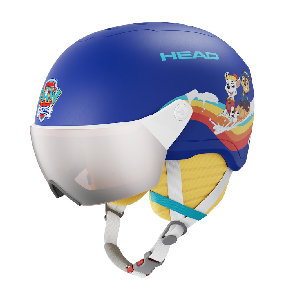 ヘッド YUKI VISOR PAW blue ユキバイザーパウブルー 328316 ジュニア
