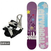 キスマーク CITYCORAL TEAM ＆ CAUSE TEAM BKWH 板＋ビンディング